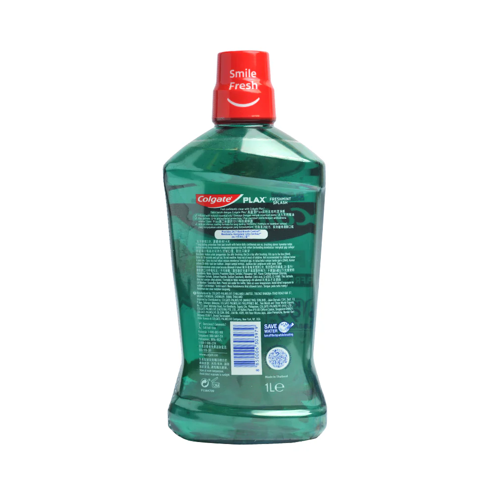 Colgate Plax Mouthwash Freshmint Splash 1L - Image 2