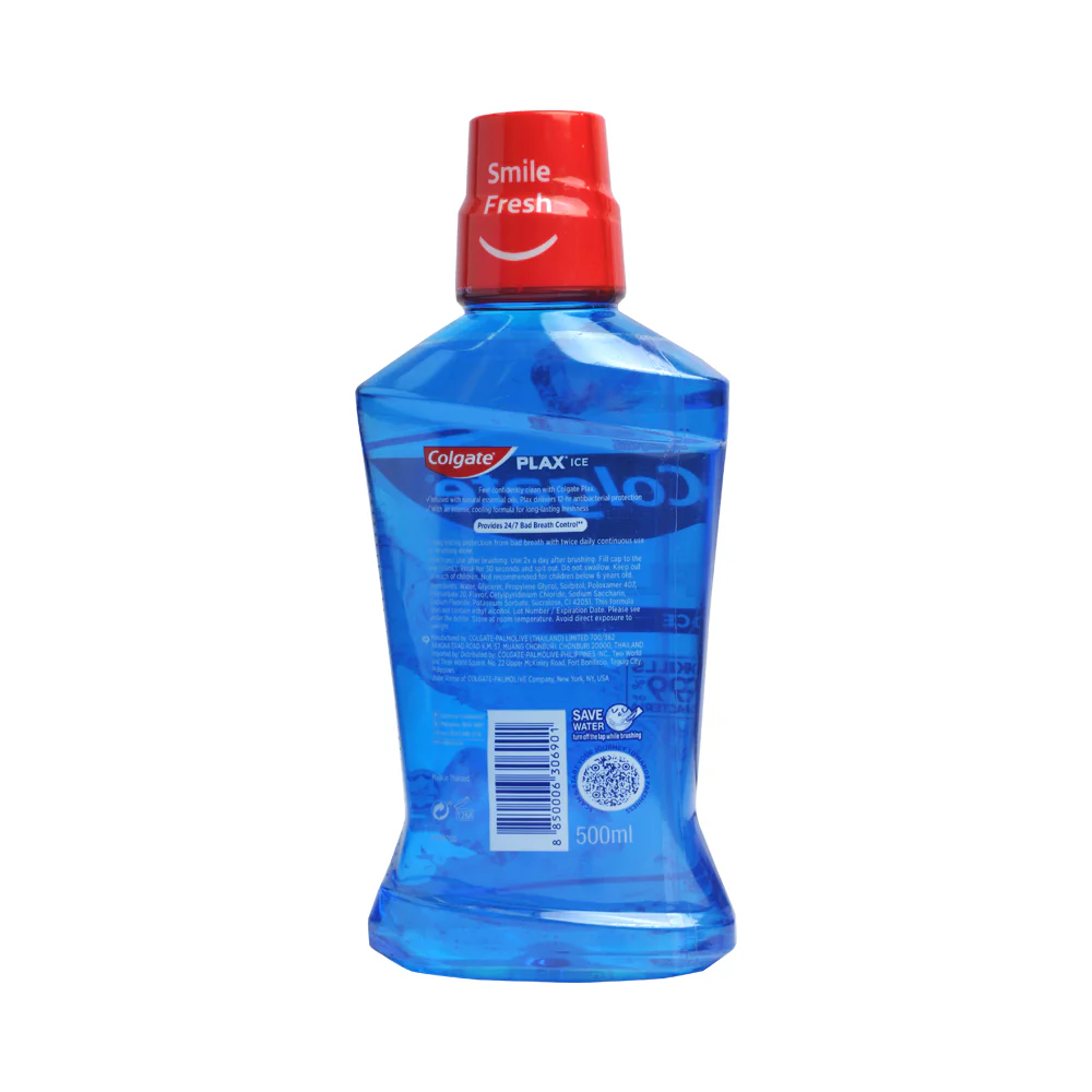 Colgate Plax Mouthwash Ice 500ml - Image 2
