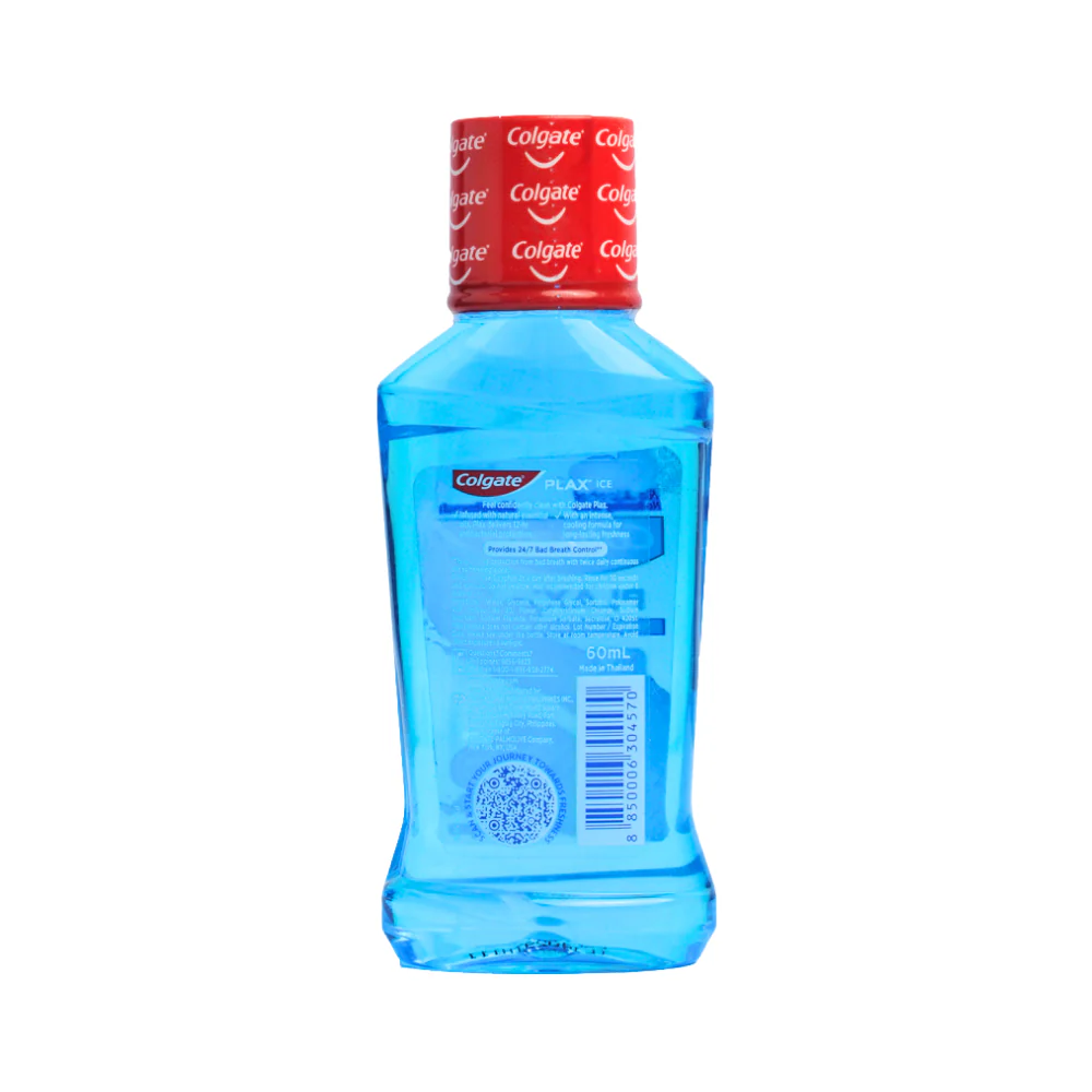 Colgate Plax Mouthwash Ice 60ml - Image 2