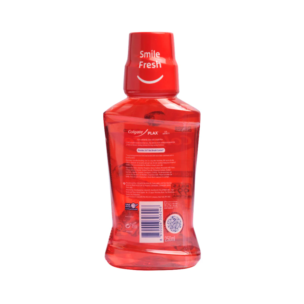 Colgate Plax Mouthwash Ice Infinity 250ml - Image 2