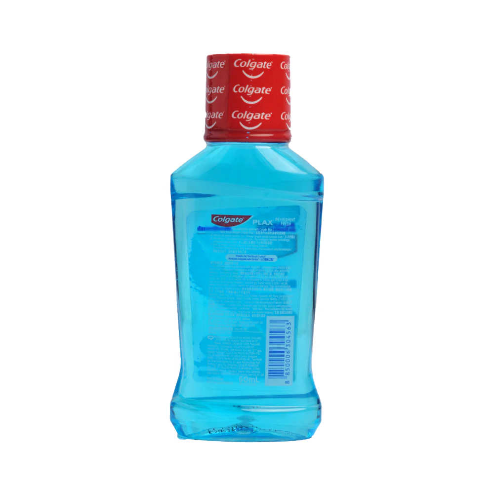 Colgate Plax Mouthwash Peppermint 60ml - Image 2