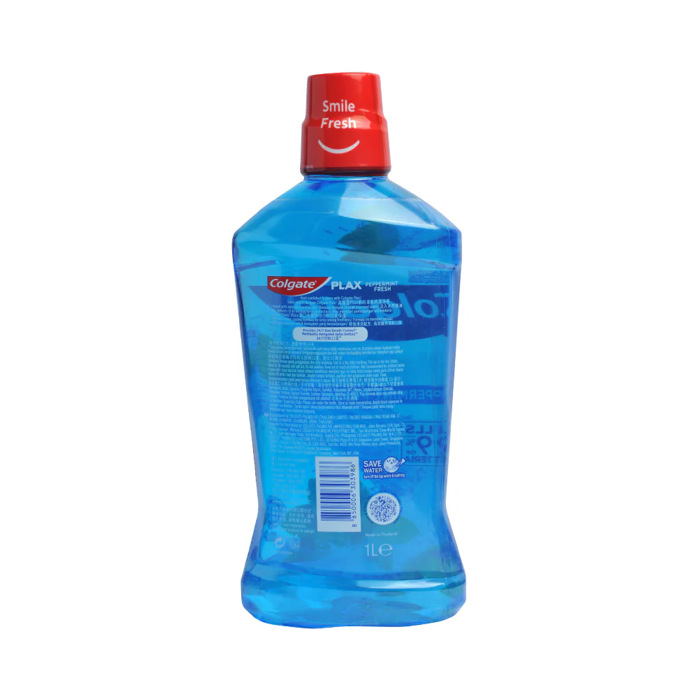 Colgate Plax Mouthwash Peppermint Fresh 1L - Image 2