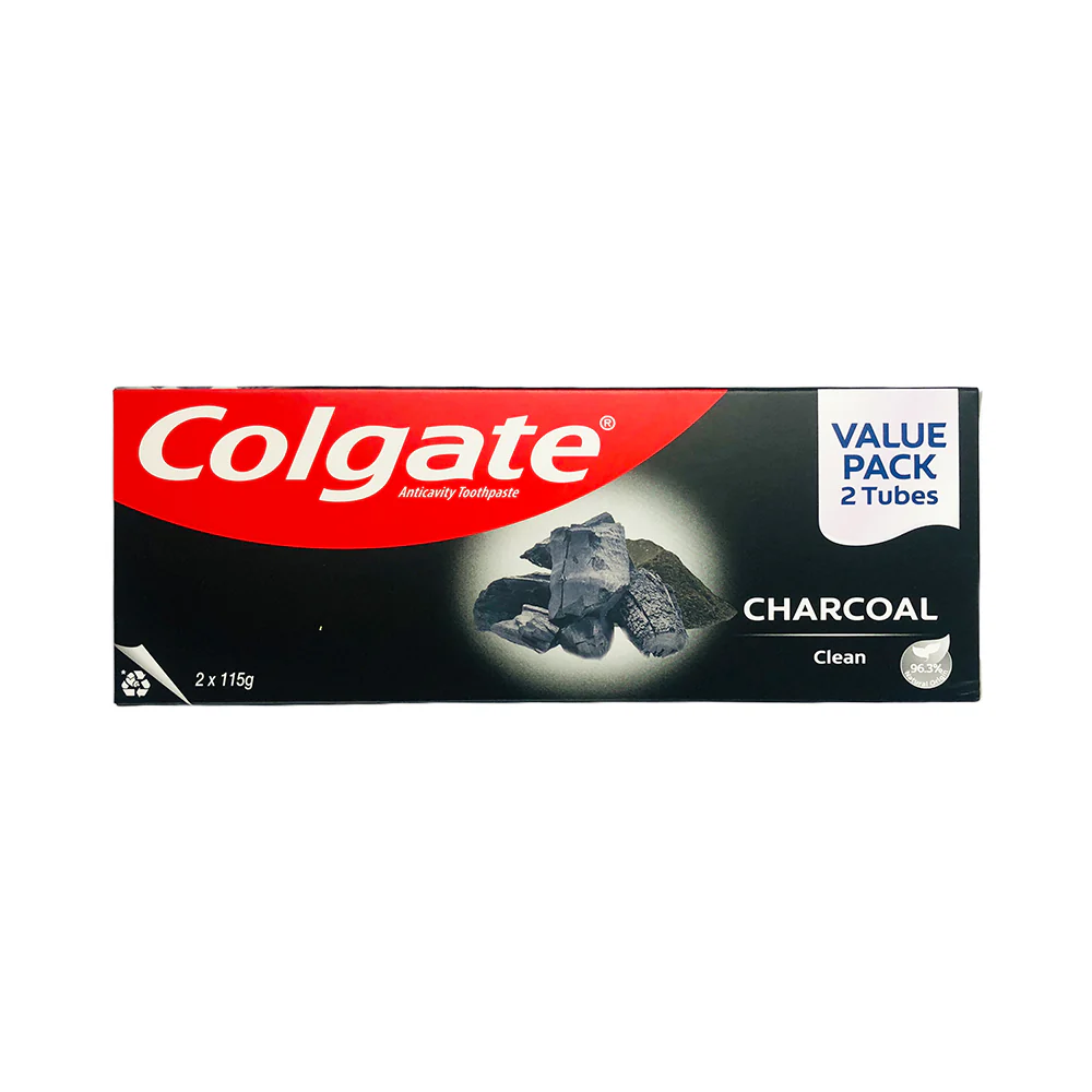 Colgate Toothpaste Charcoal Clean 115g x 2's