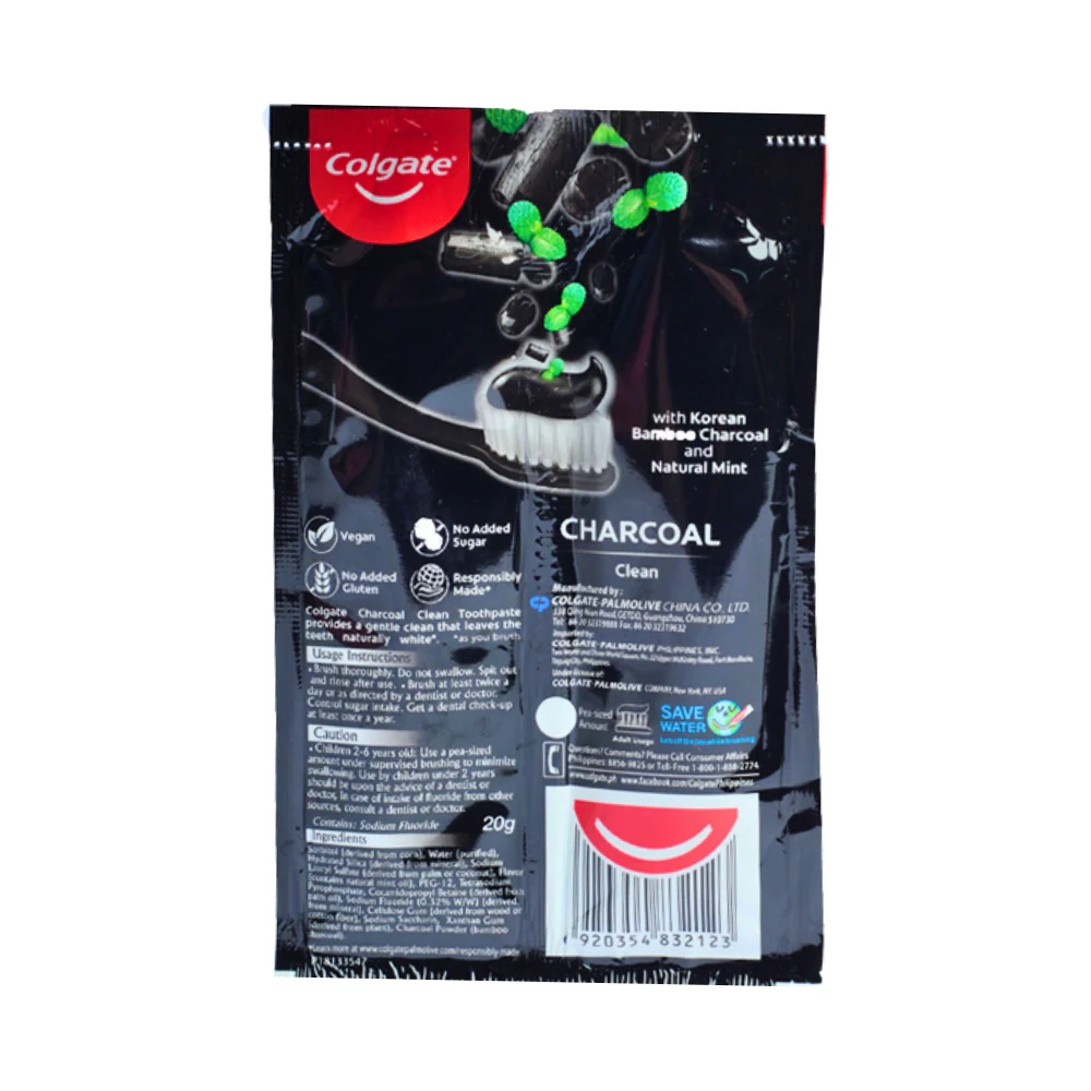 Colgate Toothpaste Charcoal Clean 20g - Image 2