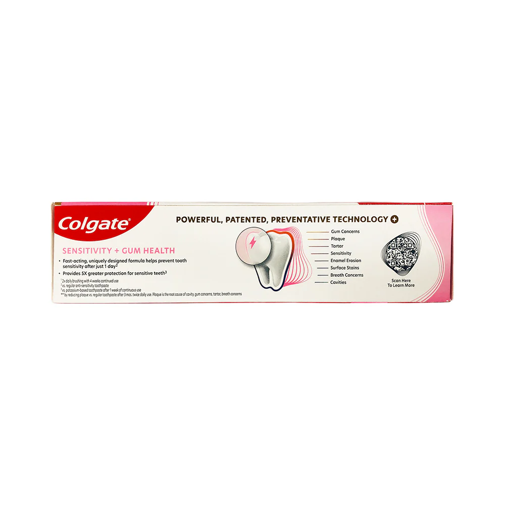 Colgate Total Active Prevention Sensitivity+Gum Health 110g x 2's - Image 3