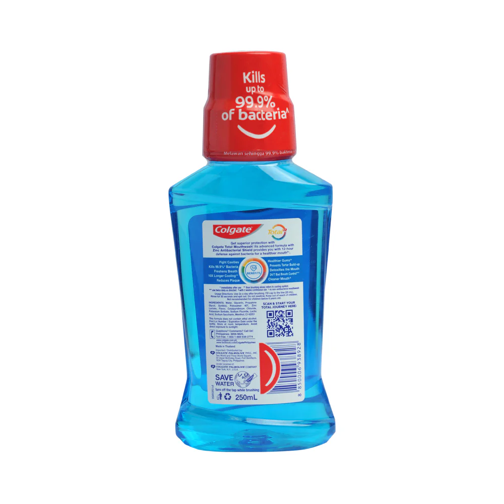 Colgate Total Mouthwash Professional Fresh Mint 250ml - Image 2