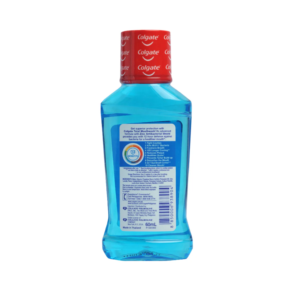 Colgate Total Mouthwash Professional Fresh Mint 60ml - Image 2