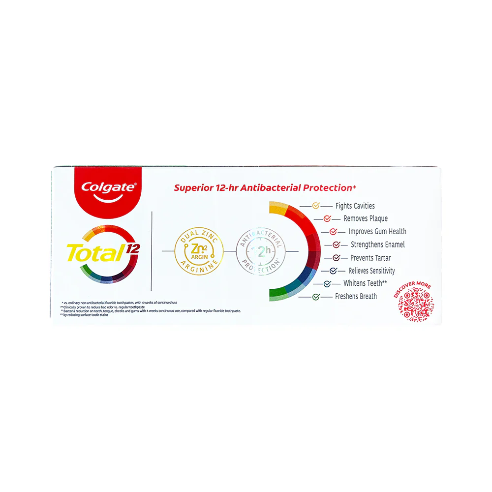 Colgate Total Toothpaste Pro Breath Health 110g Twin Pack - Image 2