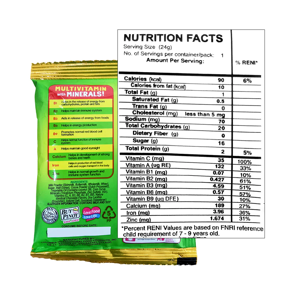 Columbia's Chocquik Choco Malt 24g - Image 2