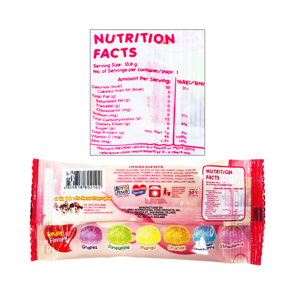 Columbia Potchi Minibits Fruity Cream 13.8g - Image 2