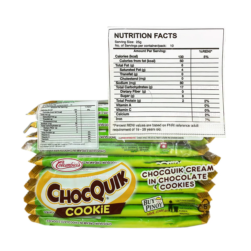 Columbia's Chocquik Cookies Chocolate 250g - Image 2