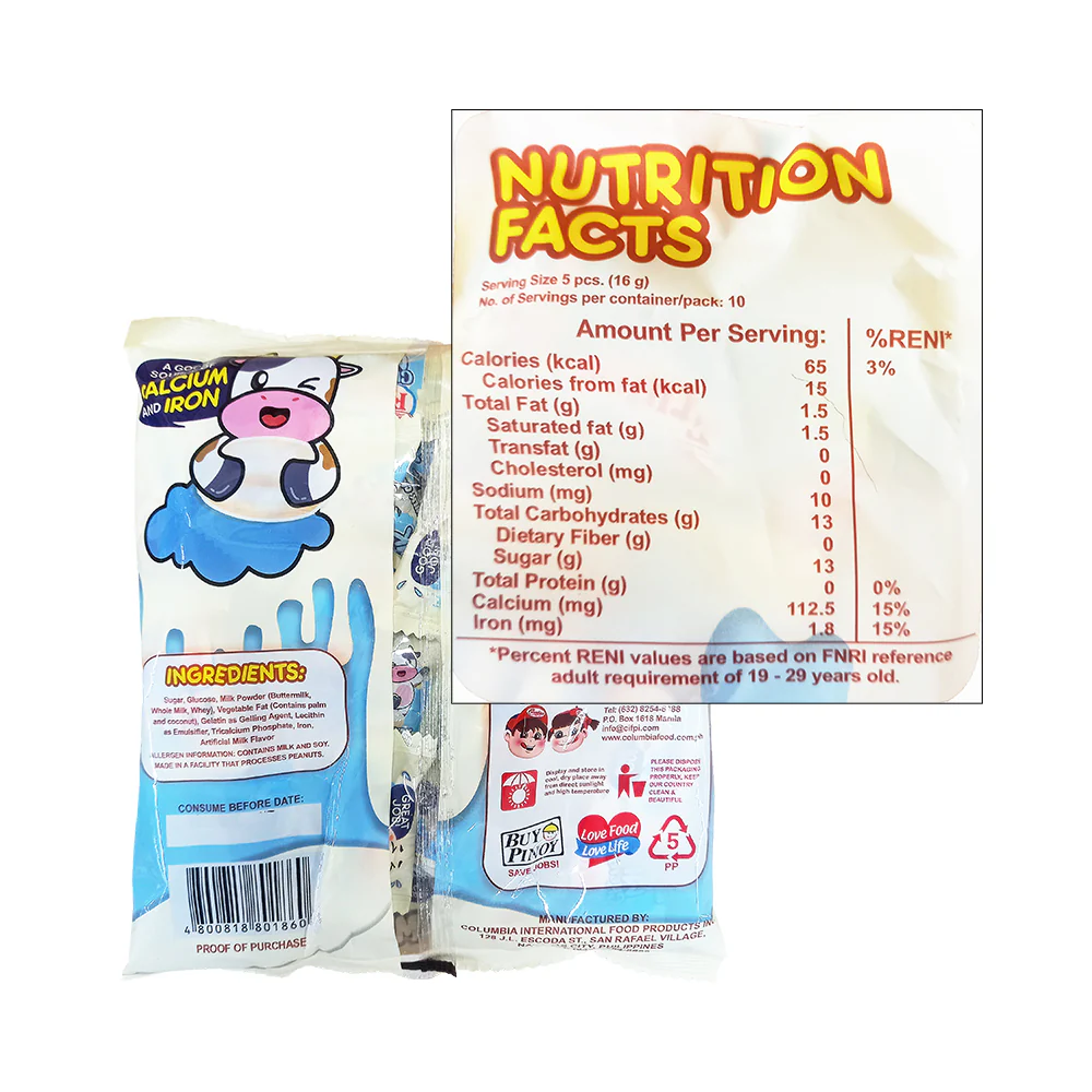 Columbia's Frutos Milk Soft Chewy Candy 50's - Image 2