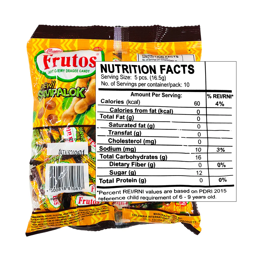 Columbia's Frutos Tropical Fruits Sampalok 50's - Image 2