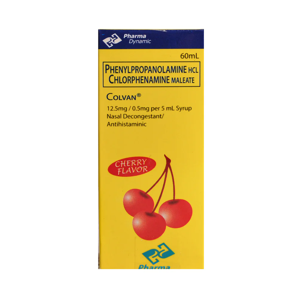 Colvan 12.5mg/0.5mg/5ml Syrup 60ml - Image 2