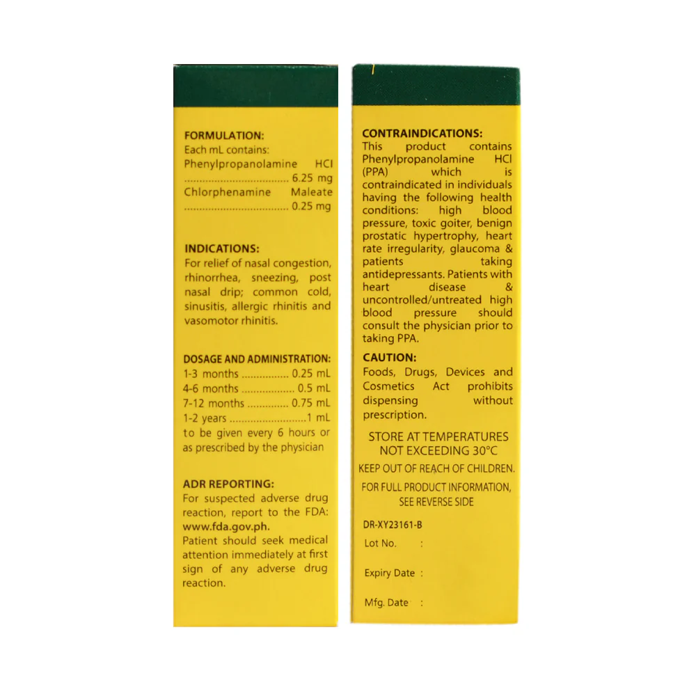 Colvan 6.25mg/0.25mg/mL Drops 10ml - Image 3