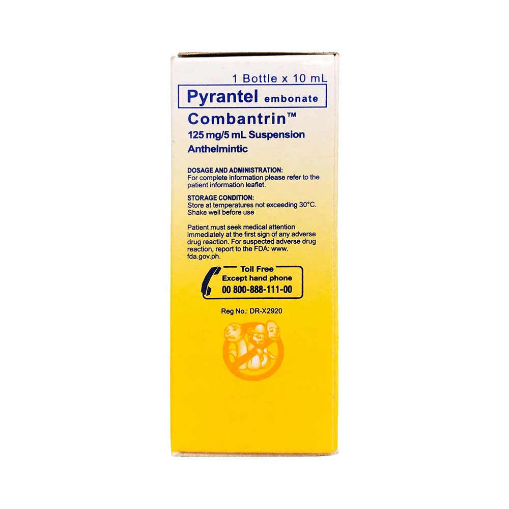 Combantrin 125mg/5ml Suspension 10ml - Image 3