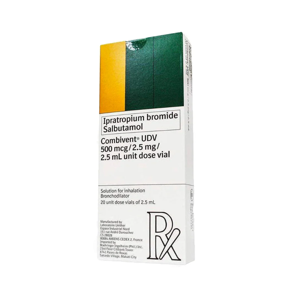 Combivent UDV 500mcg/2.5mg/2.5ml - Image 2