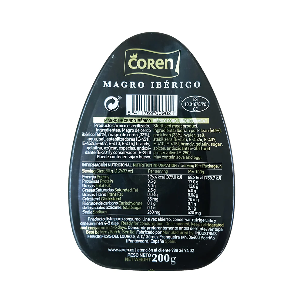 Coren Magro Ibenrico Lucheon Meat 200g - Image 2