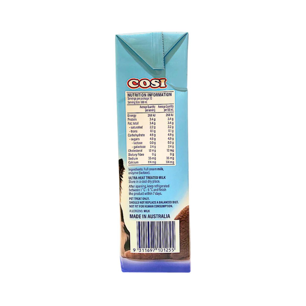 Cosi Pet's Milk Lactose Free 1L - Image 2