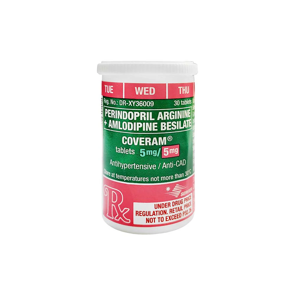 Coveram 5mg/5mg Tablet 1's - Image 2