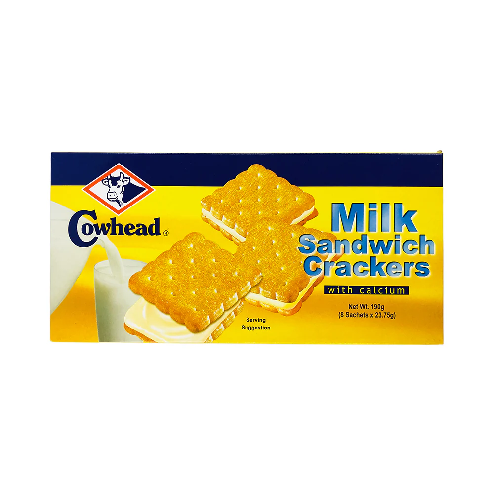 Cowhead Sandwich Crackers With Calcium 190g - Image 2