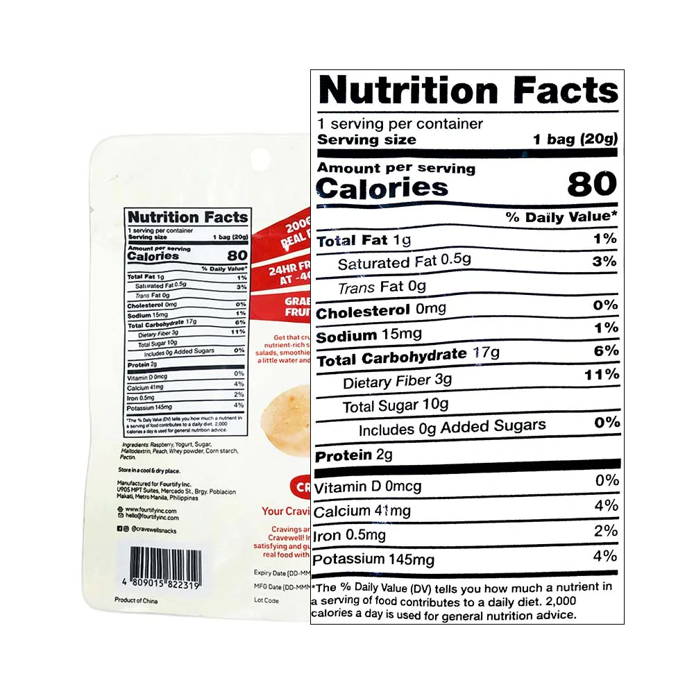 Cravewell Fruit Crunch Yogurt Sphere 20g - Image 4