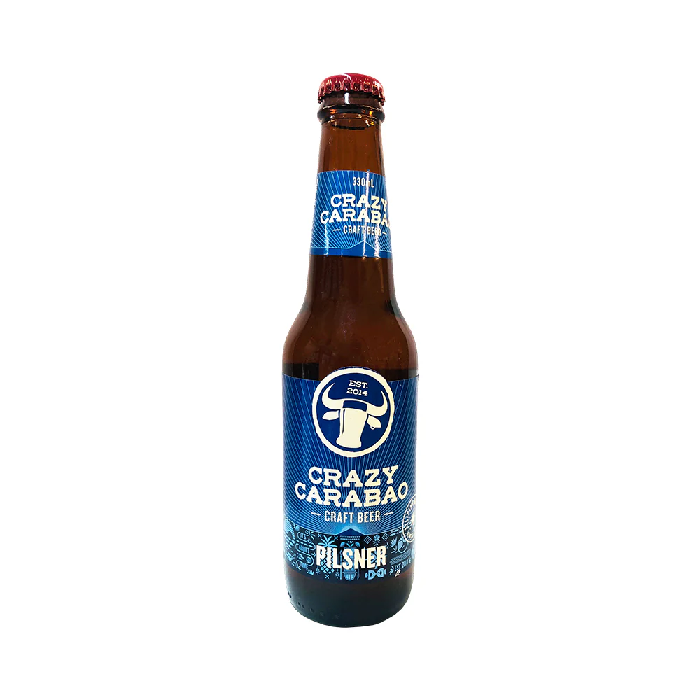 Crazy Carabao Pilsner Craft Beer 330ml - Image 2