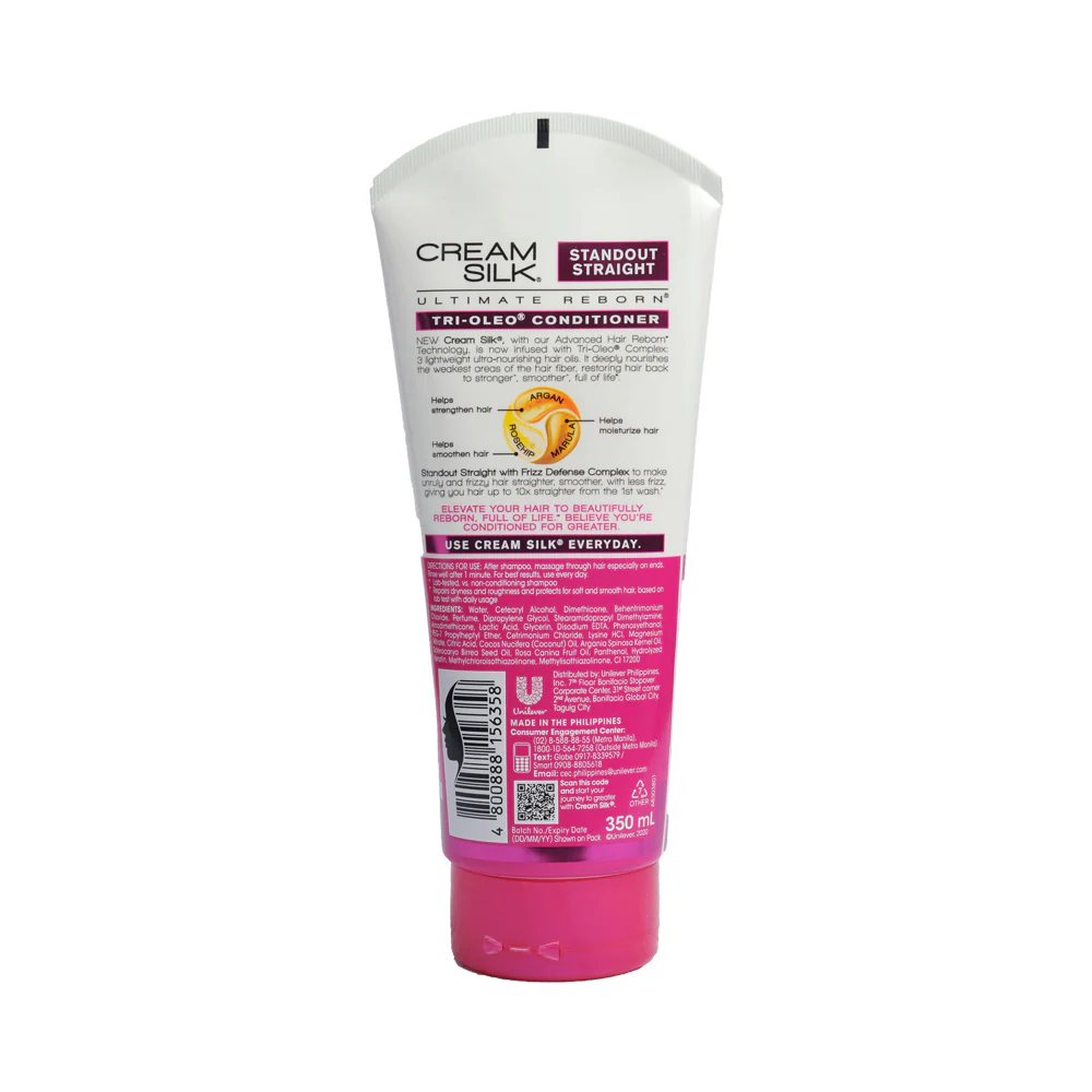 Cream Silk Ultimate Reborn Standout Straight Tri-Oleo Conditioner 350ml - Image 2