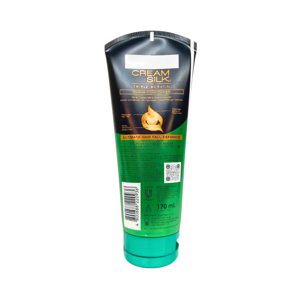 Creamsilk Triple Keratin Rescue Ultimate Hairfall Defense 170ml - Image 2