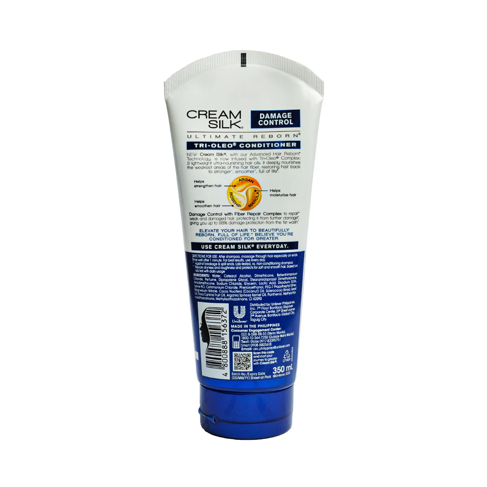 Creamsilk Ultimate Reborn Damage Control Tri-Oleo Conditioner 350ml - Image 2