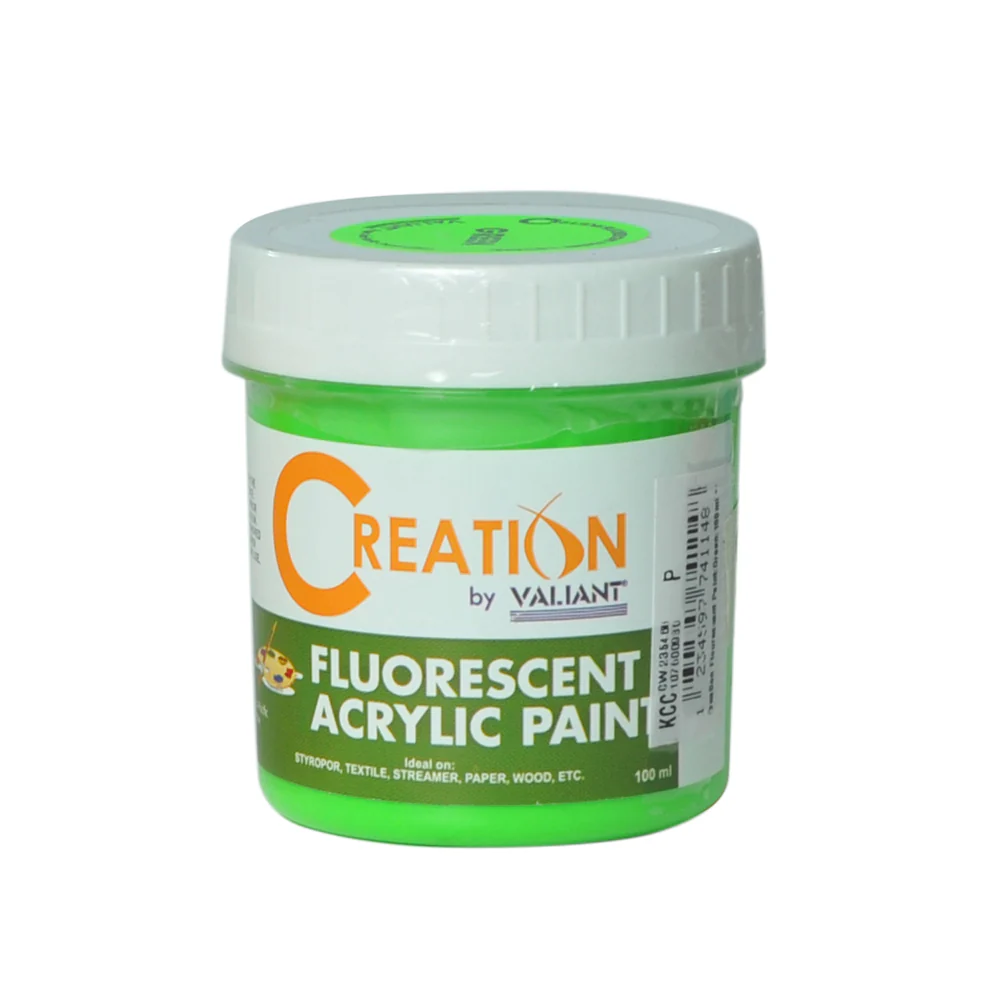 Creation Fluorescent Acrylic Paint 100ml - Image 2
