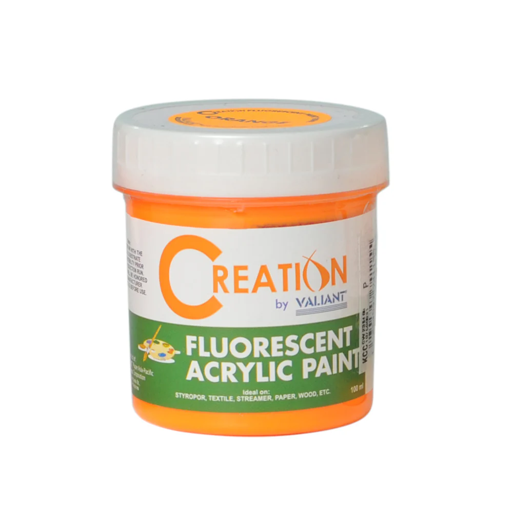 Creation Fluorescent Acrylic Paint 100ml - Image 3