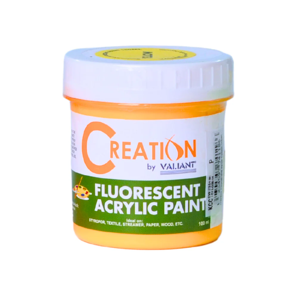 Creation Fluorescent Acrylic Paint 100ml - Image 4