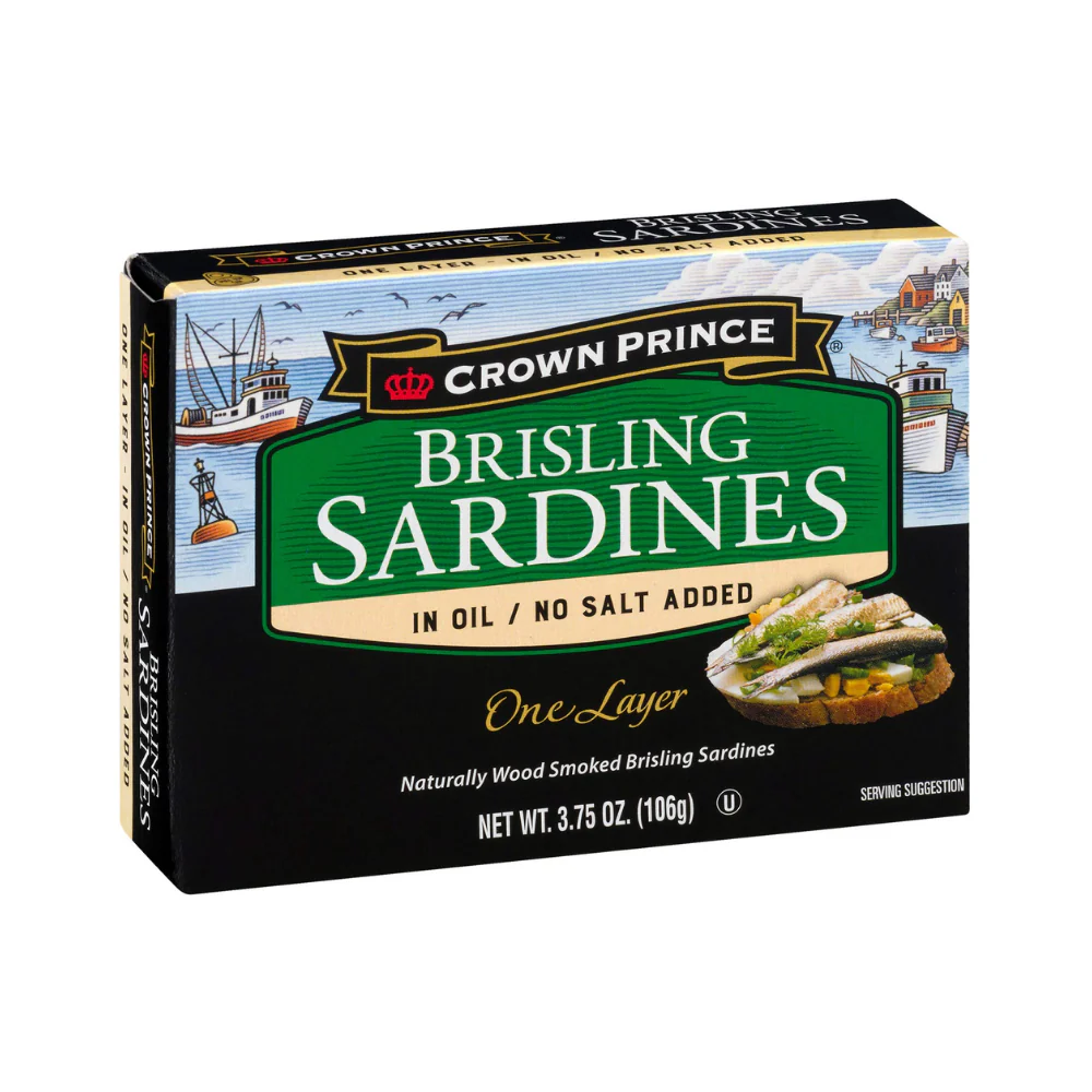 Crown Prince Brisling Sardines In Oil 106g - Image 2