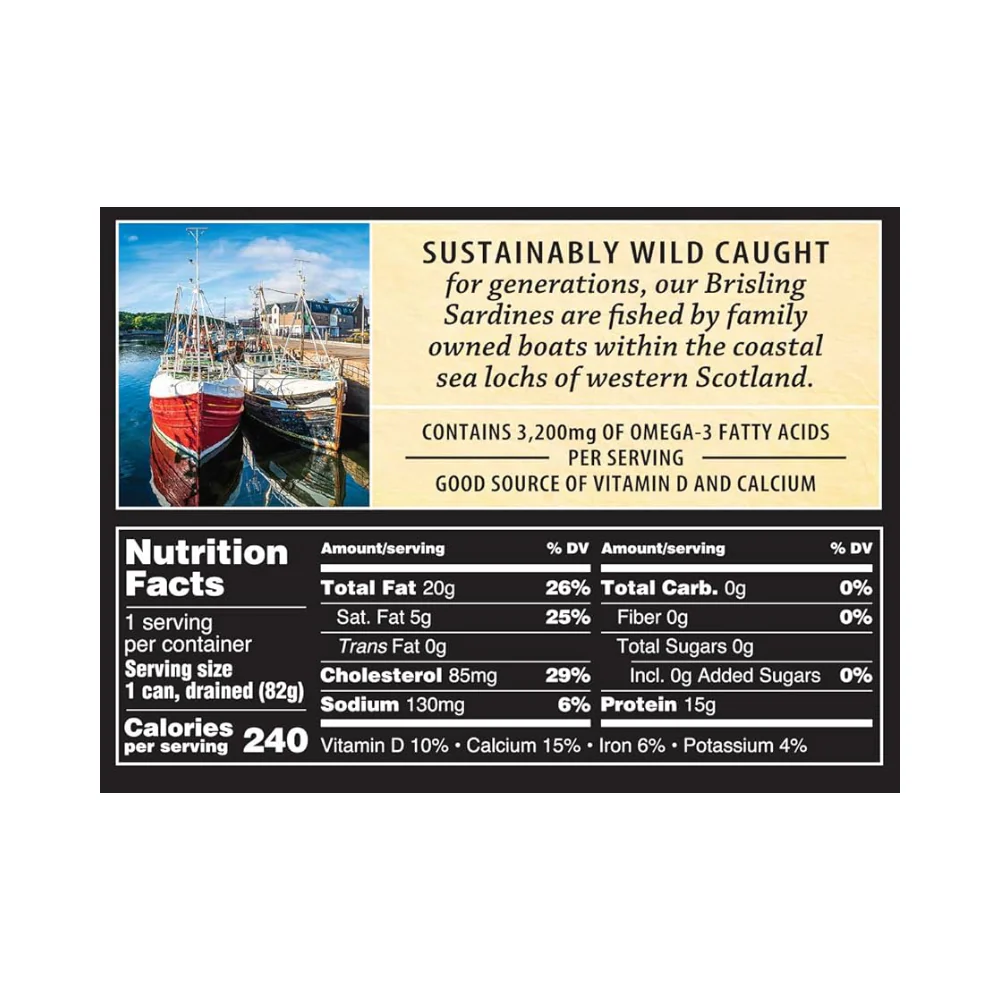 Crown Prince Brisling Sardines In Oil 106g - Image 3