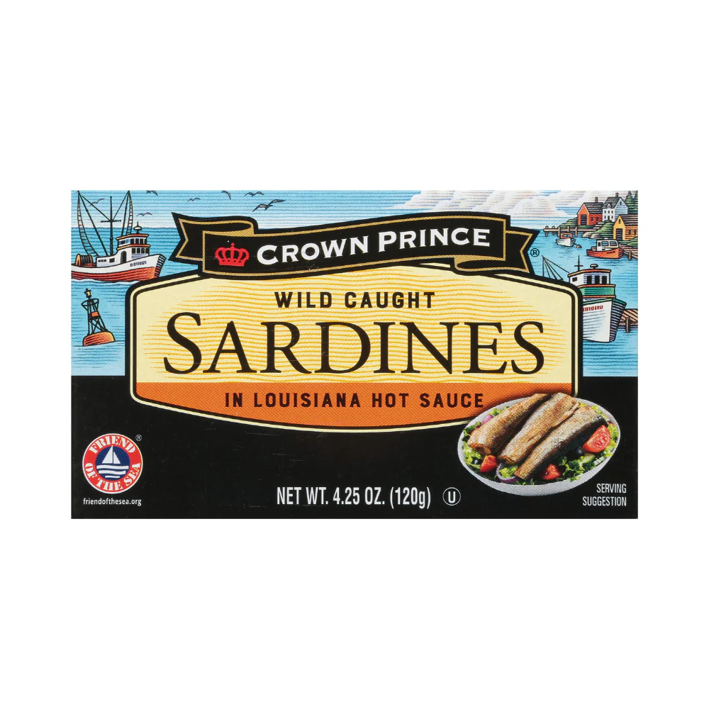Crown Prince Sardines In Lousiana Hot Sauce 120g - Image 2