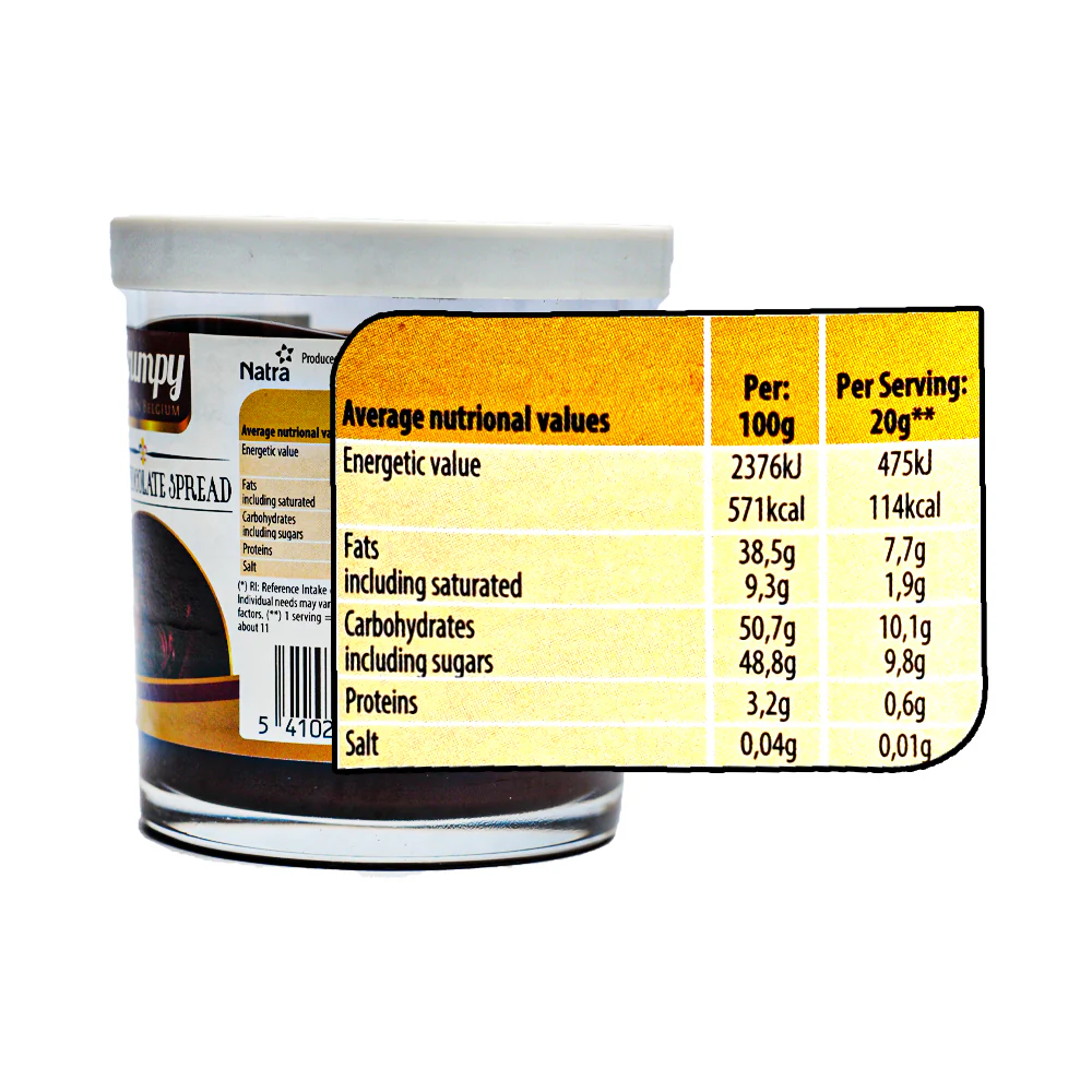 Crumpy Dark Chocolate Spread 225g - Image 3