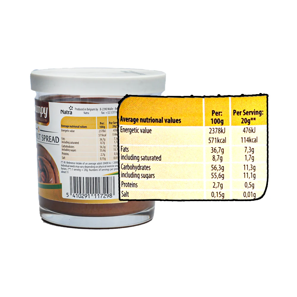 Crumpy Hazelnut Spread 225g - Image 3