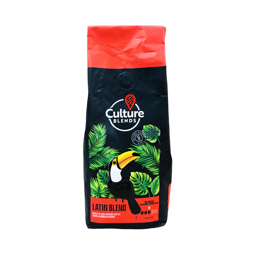 Culture Blends Roasted And Ground Coffee Latin Blend 250g