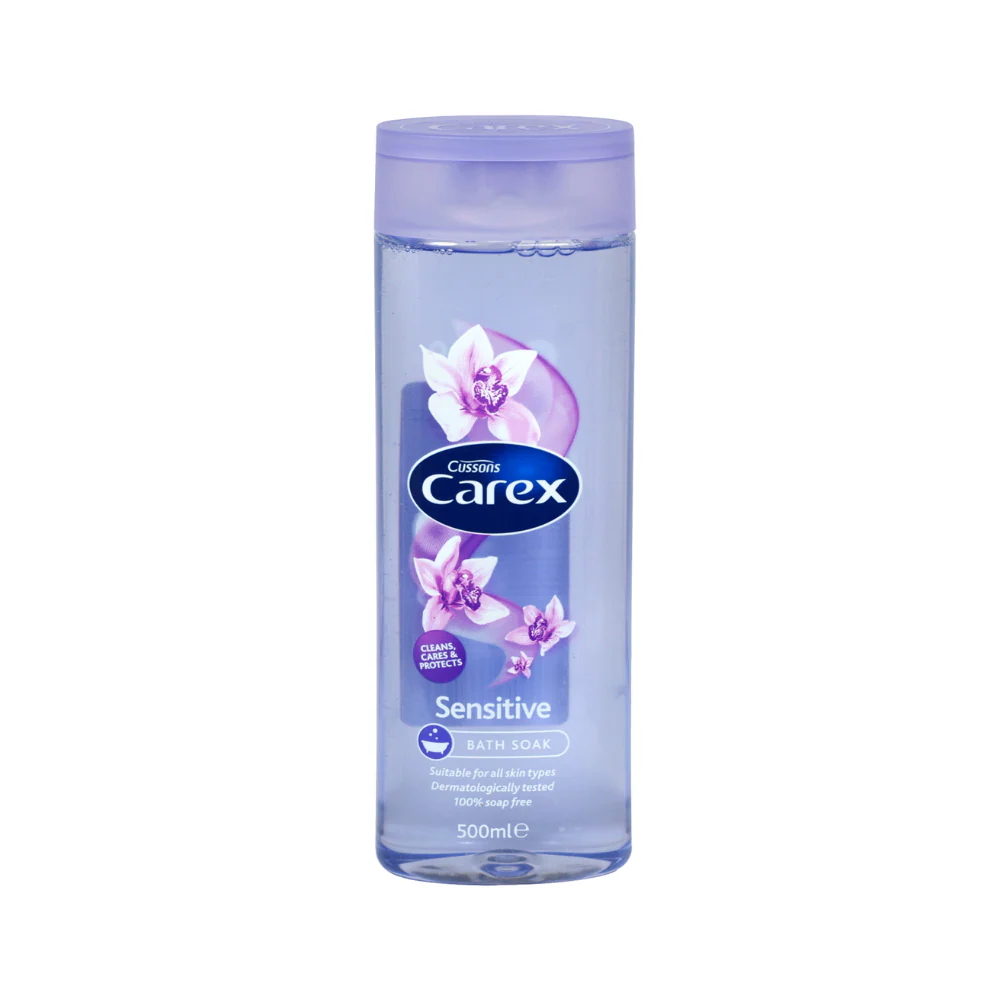 Cussons Carex Sensitive Bath Soak 500ml - Image 2