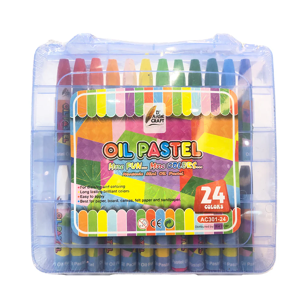 D Artist Craft Oil Pastel 24 Colors - Image 3