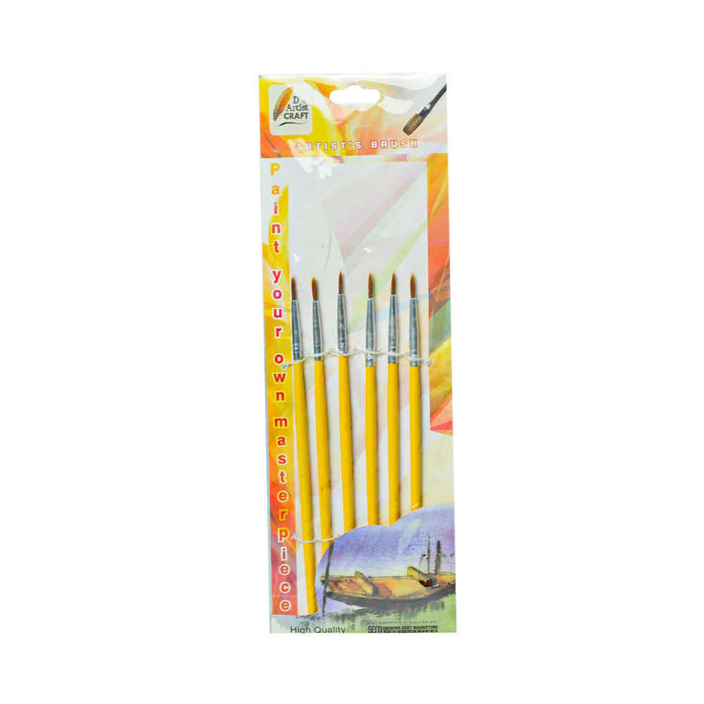 D Artist Craft Paint Brush 6's