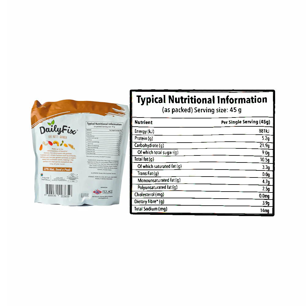 DailyFix Very Nutty Granola 700g - Image 3