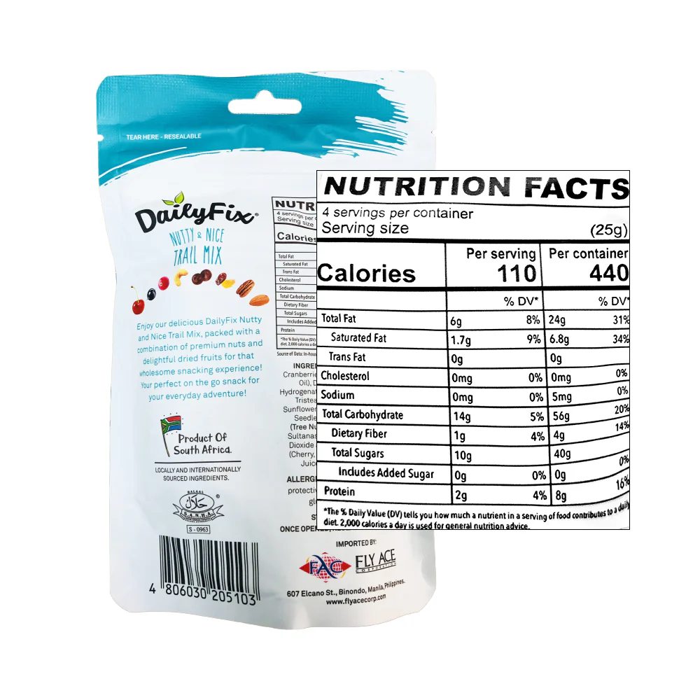 DailyFix Nutty & Nice Trail Mix 100g - Image 2