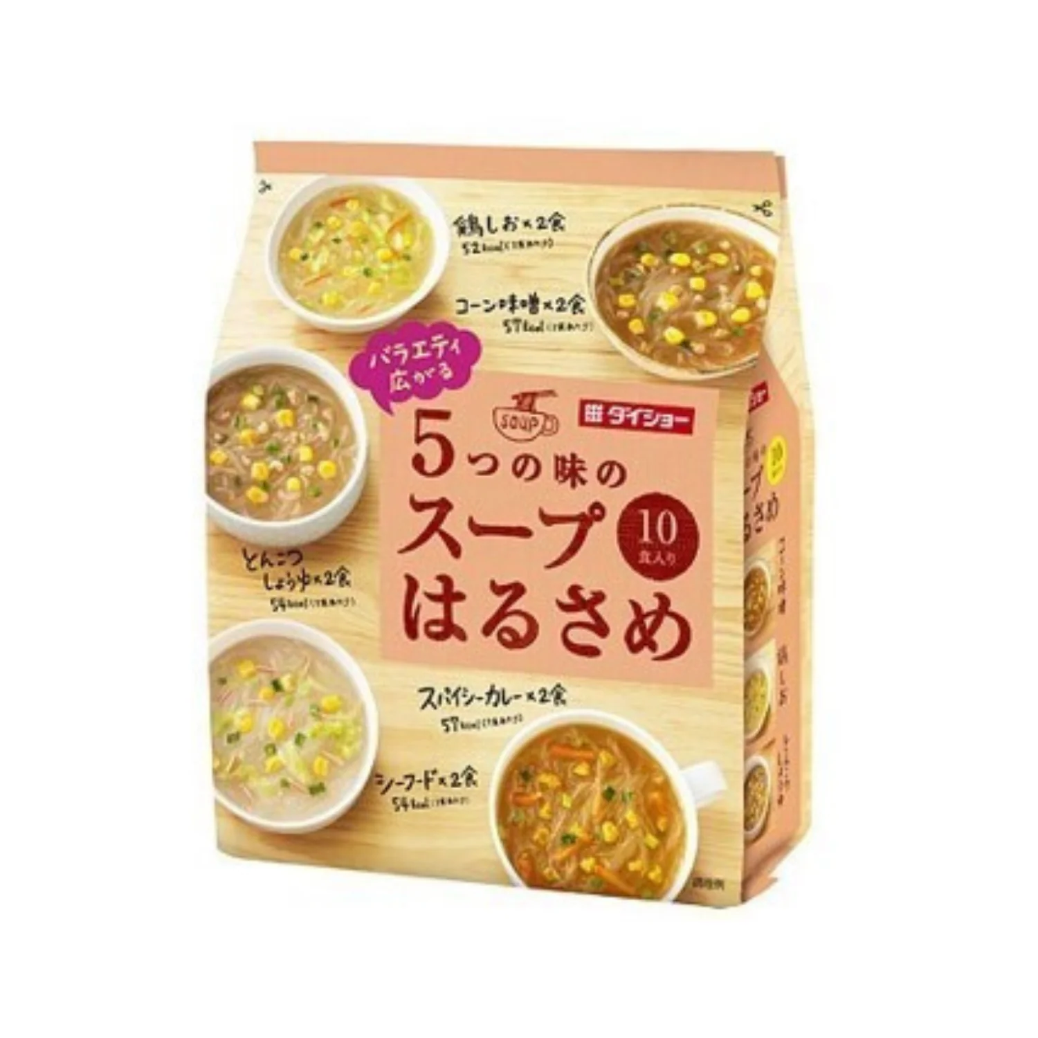 Daisho Vermicelli Soup 5 Variety 164g - Image 2