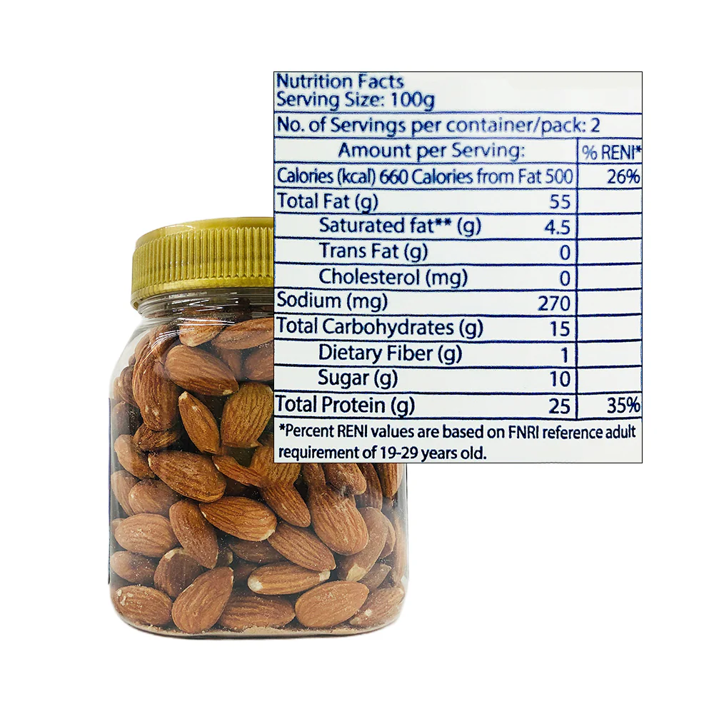 Dan-D Pak Almonds Salted - Image 2