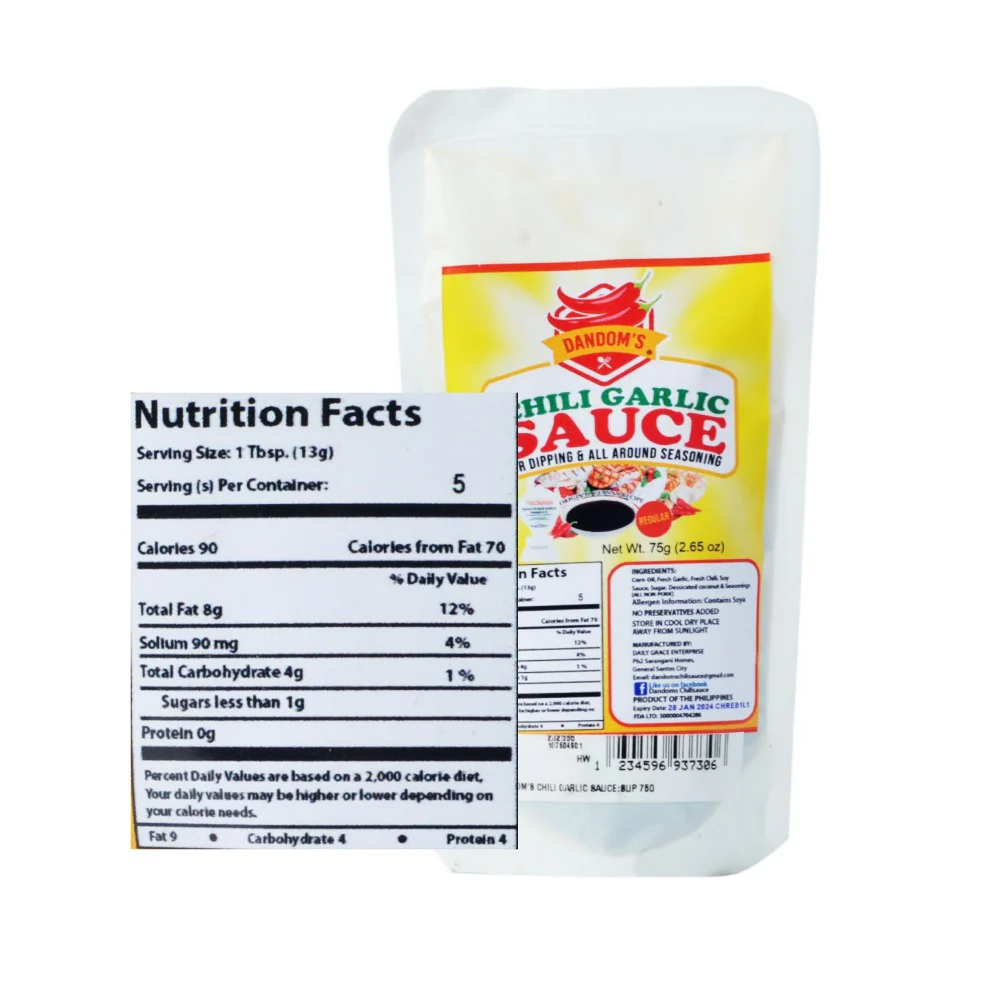 Dandom's Chili Garlic Sauce Sup 75g - Image 2