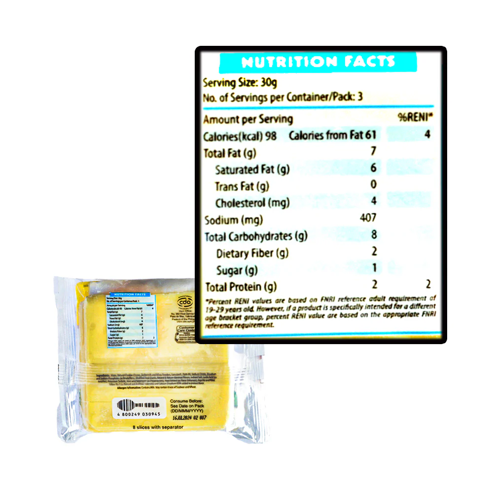 Danes Cheese Sliced 90g - Image 2