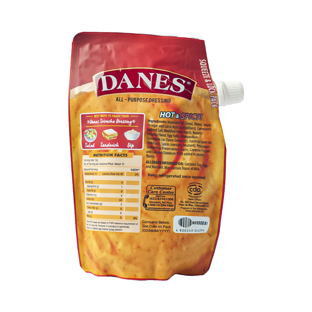 Danes Mayo Dressing All Purpose Sriracha 220g - Image 2