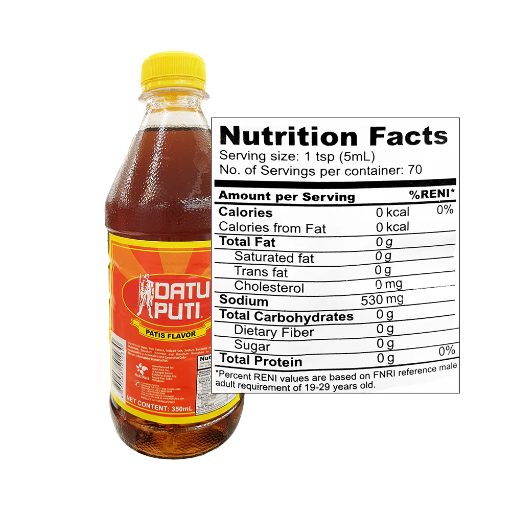 Datu Puti Patis PET 350ml - Image 2